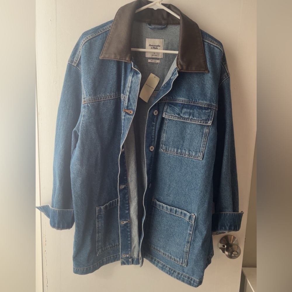 Abercrombie & Fitch Light Blue Denim Jacket